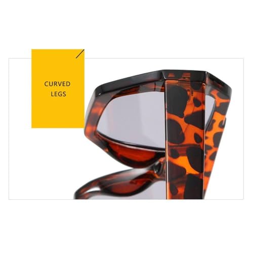 Lunettes de soleil de conduite unisexe hexagonales d'été - 4
