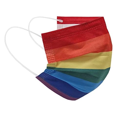 Komonee Rainbow 3 Ply Face Mask Pack Cover