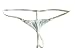 Esquki Mens Cotton Open Crotch Underwear T Back Thong