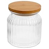 SUPVOX Bote de Té Portátil Transparente Nº1, Lata Sellada para Almacenar Té y Alimentos, Recipiente Hermético para Uso en Viaje y Hogar, Contenedor Resistente Humedad, Adecuado