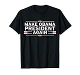 Make Obama President Again 2024 Potus American Flag T-shirt T-Shirt