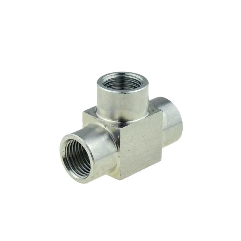 Raccord en té acier inoxydable 304 femelle 1/2 pour haute pression