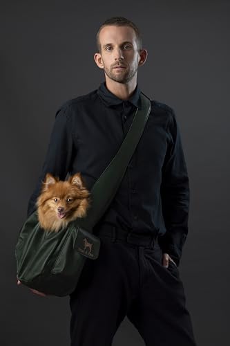 18" NOAH & PAW Faux Leather Dog & Cat Sling Carrier for Pets 5-18 Lbs (Various Colors) - image 2