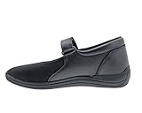 Drew Shoe Magnolia 14326 Women's Casual Shoe: Black/Stretch Leather/Lycra 10 X-Wide (2E) Velcro