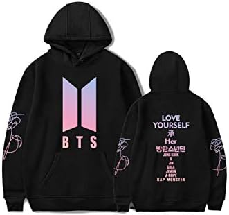 Kpop BTS Love Yourself Her Tear Hoodie V Rap-Monster Suga Jin Jimin J-Hope Sweater