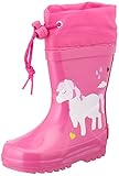 Botas de agua con estampado de pony.
