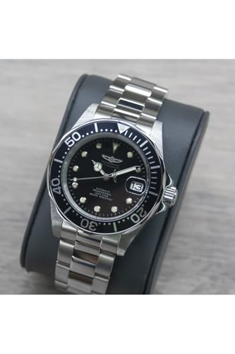 Invicta Men's 17039 Pro Diver Automatic 3 Hand Black Dial Watch3
