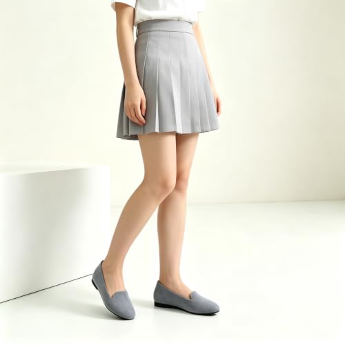 Image of Dear Time Women's Casual Loafers Flats Comfortable Round Toe Dress Shoes Slip On Ballet Flats for Women Work Office Shoes
