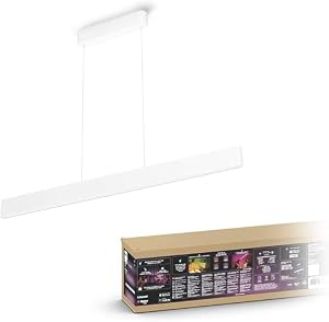 Philips Hue Ensis Pendelleuchte, 5500 lm, Weiß