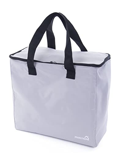 Image of Mintra Insulated Cooler Bag - 14.5inH x 15.75inW x 6.5inD - Beach Bag, Large Reusable Bag for Shopping, Groceries, Picnics, Camping, Beach, Parties, Drinks, Beer, Water