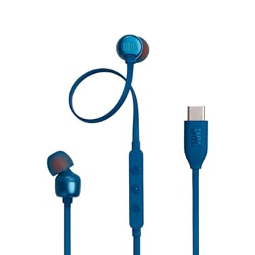 JBL, Fone de Ouvido Com Fio, Intra-Auricular, Tune 310 C - Azul