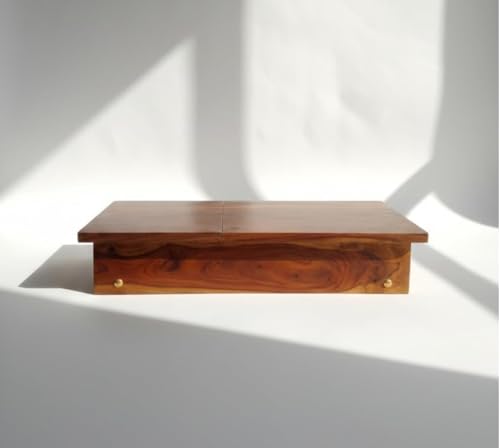 Image of Multifunctional Wooden Foldable Bed Table, 56 cm x 33 cm x 24.5 cm