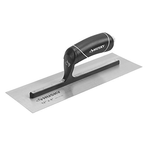 Husky 12 in. x 4 in. Pro Finishing Trowel
