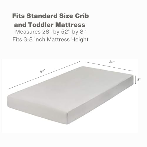 image for Everyday Kids Fitted Crib Sheet, 100% Soft Breathable Microfiber Baby 