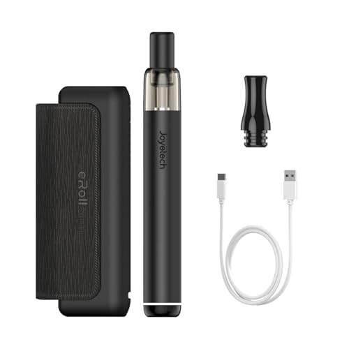 JOYETECH eRoll Slim Vape Kit Cigarette Électronique 1500 mAh Powerbank Chargement magnétique sans fil,480 mAh Vape Rechargeable Starter Kit sans Nicotine sans Tobac...