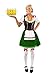 I LOVE FANCY DRESS LTD Dames Brun ET Vert Bavarois Costume DE DÉGUISEMENT Femme BIÈRE Demoiselle Femme Oktoberfest Allemand Stagg ET Robe DE FÊTE DE LA BIÈRE DE Nuit DE Poule - XX-Grand 50/52