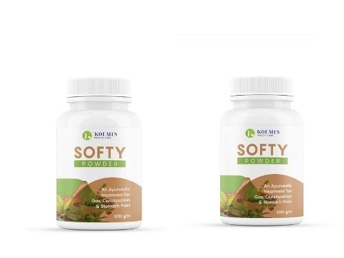 Kolmin Healthcare Softy Powder Effective Relief From Constipation Ayurvedic Churna for Kabz, Gastric, & Acidity Natural Ingredients Improves Digestion & Regulates Bowel Movement(100gm) - Pack of 2 (B08ZRYJZG7) Amazon Price History, Amazon Price Tracker