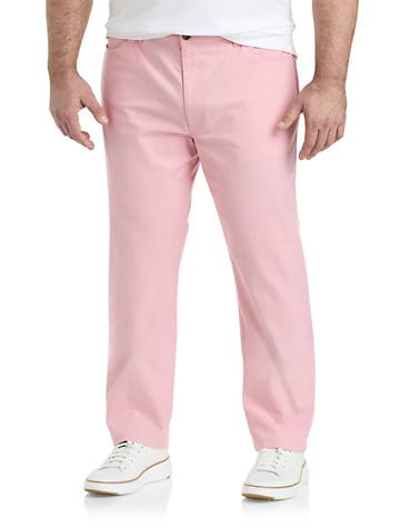 Oak Hill Straight-Fit Chambray 5-Pocket Pants - Main Image