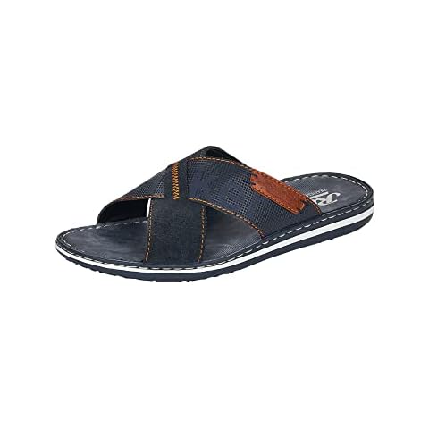 Rieker Herren 21098 Pantolette,Blau,42 EU Cover