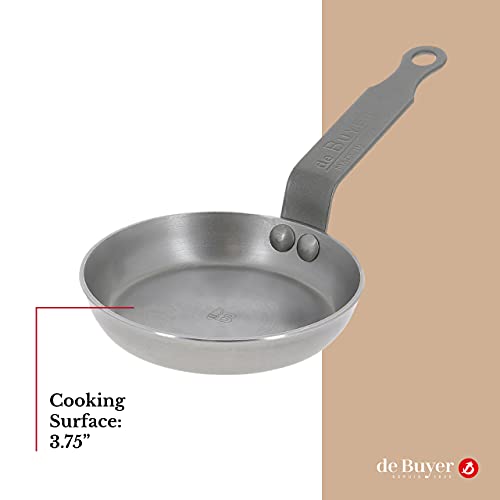 De-Buyer-561212-Cacerola-Sarten-individual-Plata-Metal-12-cm-460-gr