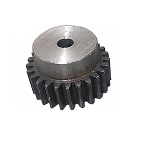 TMP1105 1PC Convex Gear Pinion 2Module 24Teeth 10mm Hole Carbon Steel Convex Gear Pinion (Hole Diameter : 10mm, Number of Teeth : 24 Teeth)