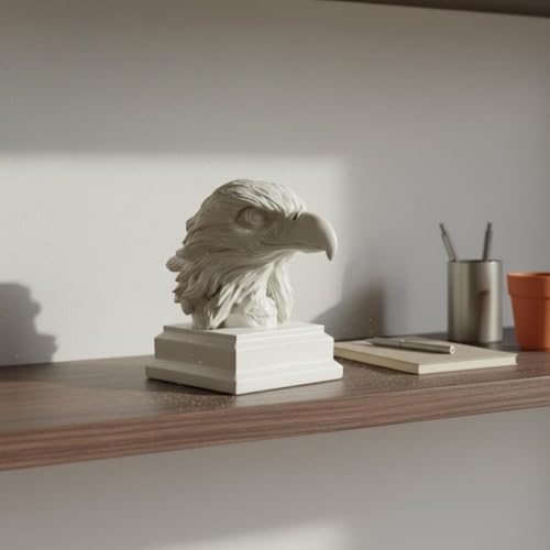Statue animale oiseau en résine noire : sublimez vos espaces vides avec une œuvre puissante