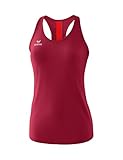 Ringerrücken Erima Damen Squad Uni Tanktop, Bordeaux/Rot, 36