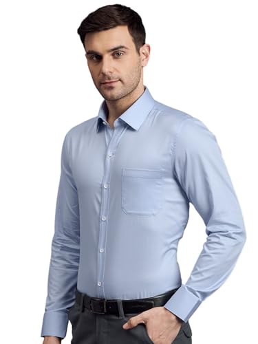 Image of LOUIS STITCH Men's Regular Fit Formal Shirts for Men (ST-S1-CF-900 (1))