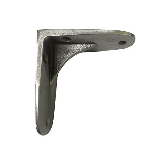 Nach Cast Iron Industrial Antique Metal Shelf Bracket, Heavy Duty Wall Mount Shelving Bracket, L Bracket For Shelves, Small 3.54 X 2.75 X 1.77Inch, Diy, 4 Pack, Hardware Included, Js-90-423Ams #TOP1