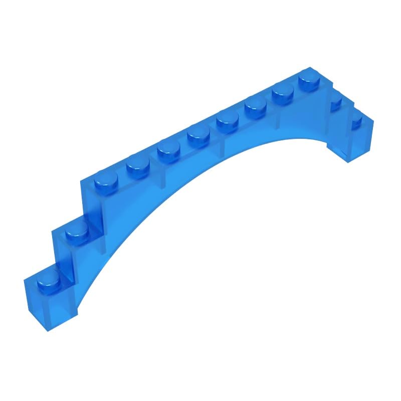 XYEIUGO 18838 Brick Arch 1x12x3 Raised Arch with 5 Cross Supports, 10 PCS — image 1
