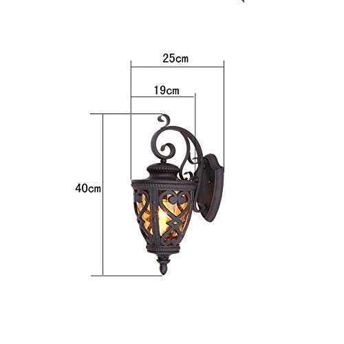 Applique murale étanche E27 lanterne extérieure style rétro