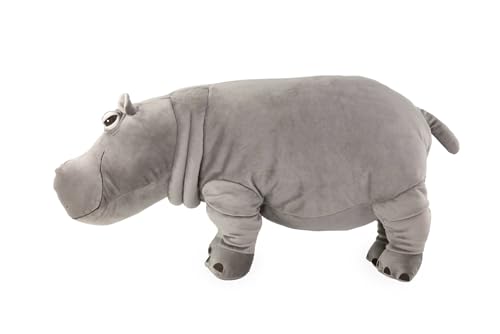 IKEA SANDLÖPARE Nilpferd Flusspferd - Kuscheltier Plüschtier - grau - 56 cm