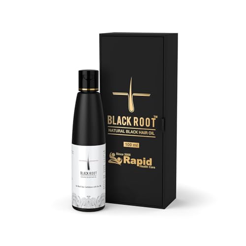 Image of Black Root Natural Hair Oil (100ml) Black Hair Oil | Anti Dandruff | Hair Fall Control