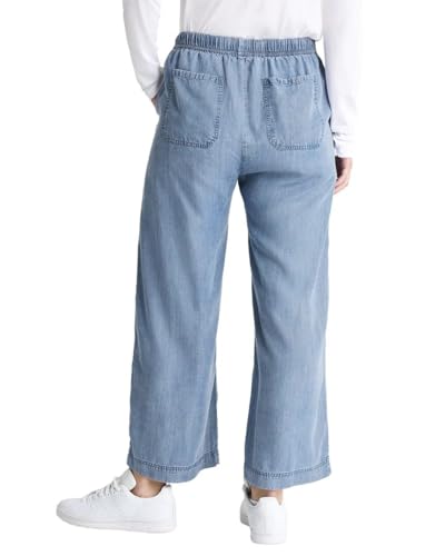 Splendid Ladies' Wide Leg Tencel Pants (US, Alpha, XX-Large, Regular, Regular, Blue)2