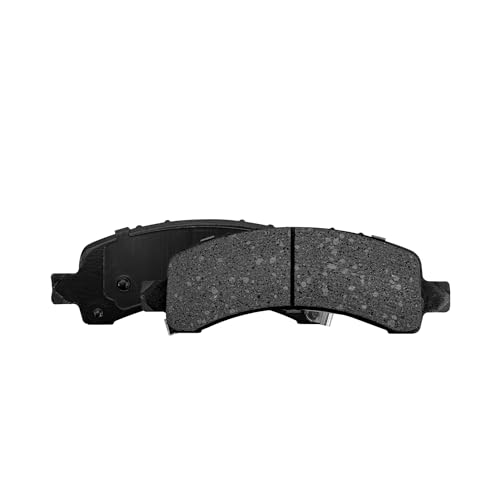 Image of Detroit Axle - Rear Brake Pads for 2003-2020 Chevy GMC Express Savana 2500 3500, Ceramic Brake Pads w /Hardware 2004 2005 2006 2007 2008 2009 2010 2011 2012 2013 2014 2015 2016 2017 2018 2019