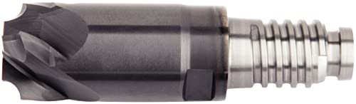 Image of WIDIA 6127707 Duolock Duo Lock Inch End Mill 0.6053 Inch Dia, 0.1200 Inch Max Depth, 2.1929 inch Length, Empty Duo-Lock Carbide AlTiN 4 Flutes