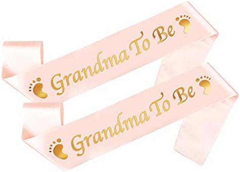 Mummy to be (1), Grandma to be (2) - Mom To Be 로즈 골드 새틴 새시 베이비 샤워 장식, 성별 공개, 베이비 샤워 새시, 핑크, 로즈, 골드 — 사진 6
