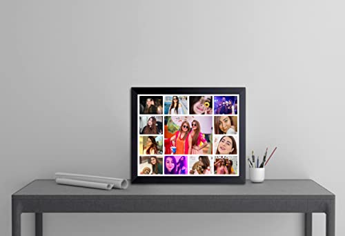 Photo Frame Personalized Medium and large Size Unique gift for All Special Event for wall Decoration and Gifts (13 Phots Collage 10X12 inch)