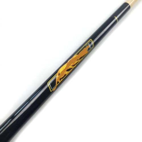 Taco de billar pequeño 104 cm con punta 13 mm negro miniatura 4