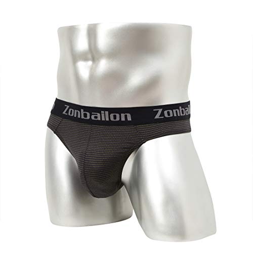 Zonbailon Men's Jockstrap Underwear Athlelic Low Rise Bikini Briefs With Pouch #TOP7