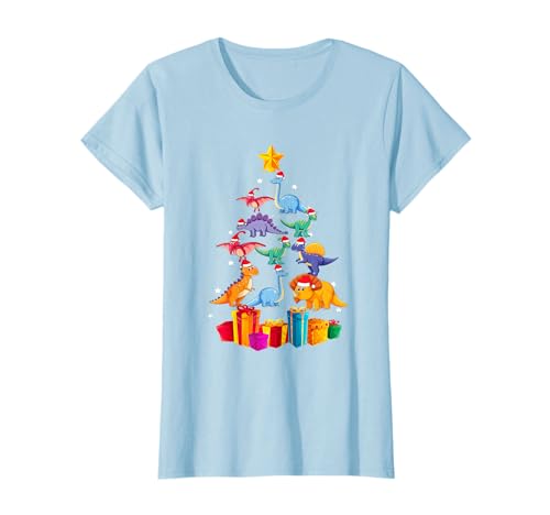 Tree Rex Funny Dinosaur Christmas Kids Adults Gift T-Shirt