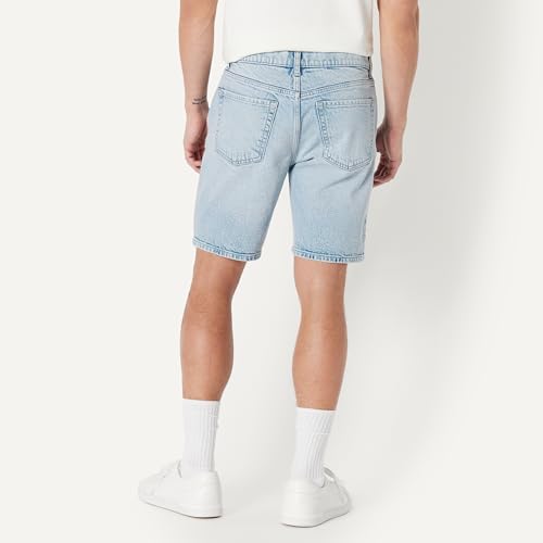 Image of Amazon Essentials Men's Heavyweight Stretch Straight-Fit Jean Shorts