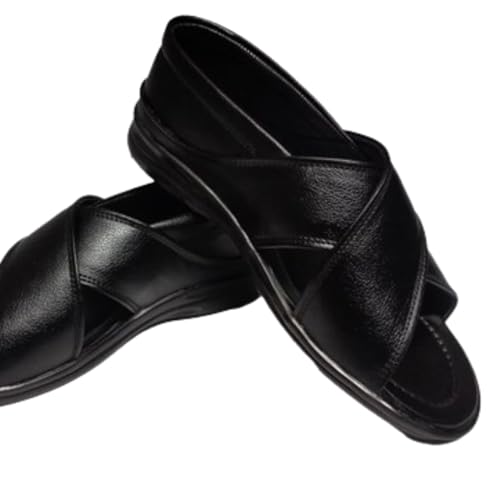 Image of Mens Fashion Sandals Casual Fisherman Sporty Summer Closed Comfortable Toe Sandals with Premium PU Padding And Synthetic Leather Sandal