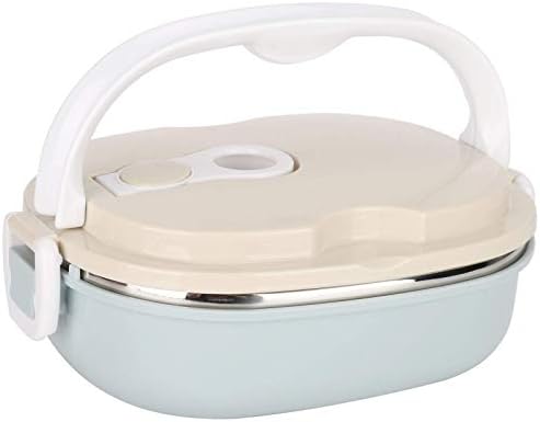 Portable Stainless Steel Bento Box for Kids and Adults, Stackable Leakproof Lunchbox Insulated Thermal Food Container(1 Layer)