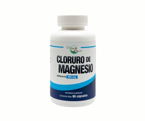 Essential Nutrition, Cloruro de Magnesio 400 mg.90 Cápsulas Ingredientes naturales.Chloride Mag green house.