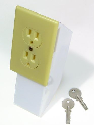 U.S. Patrol JH558 Hidden Wall Safe, 0.4 Ounce, Off White