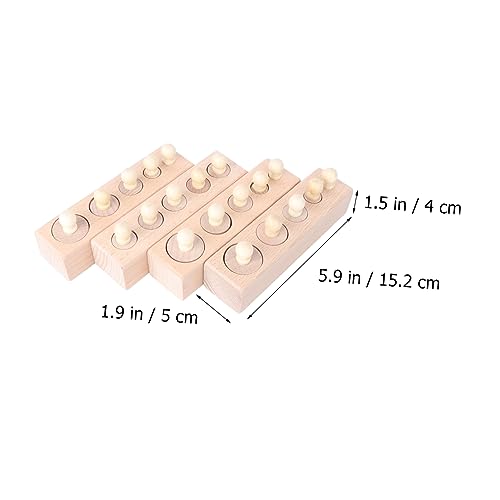 Ensemble de cylindres en hêtre POPETPOP pour un éveil sensoriel d'exception - 7