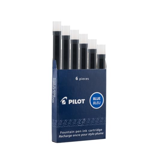 Image of MADHAVI STATIONERS Pilot Ink Cartridge - Ic-50 - (Blue Ink) (Pack of 2) = 12 Cartridges
