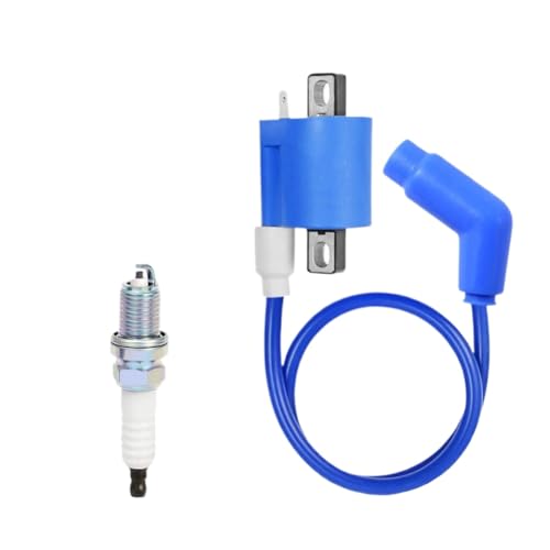 Ignition Coil Pack And Spark Plugs 4-pack Compatible With Automotive Motorcycle Parts ATP 330 Trail Boss 325 330 Trail Blazer 330 Xpedition 325 For Part Number 3087036 6807 6484