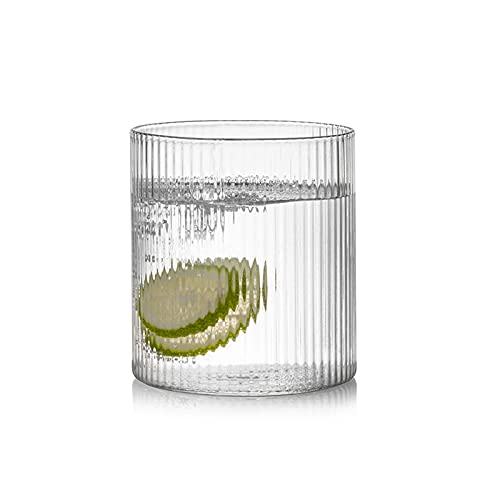 Taza de té de cristal multiusos de 10oz y vaso de agua de mesa 2